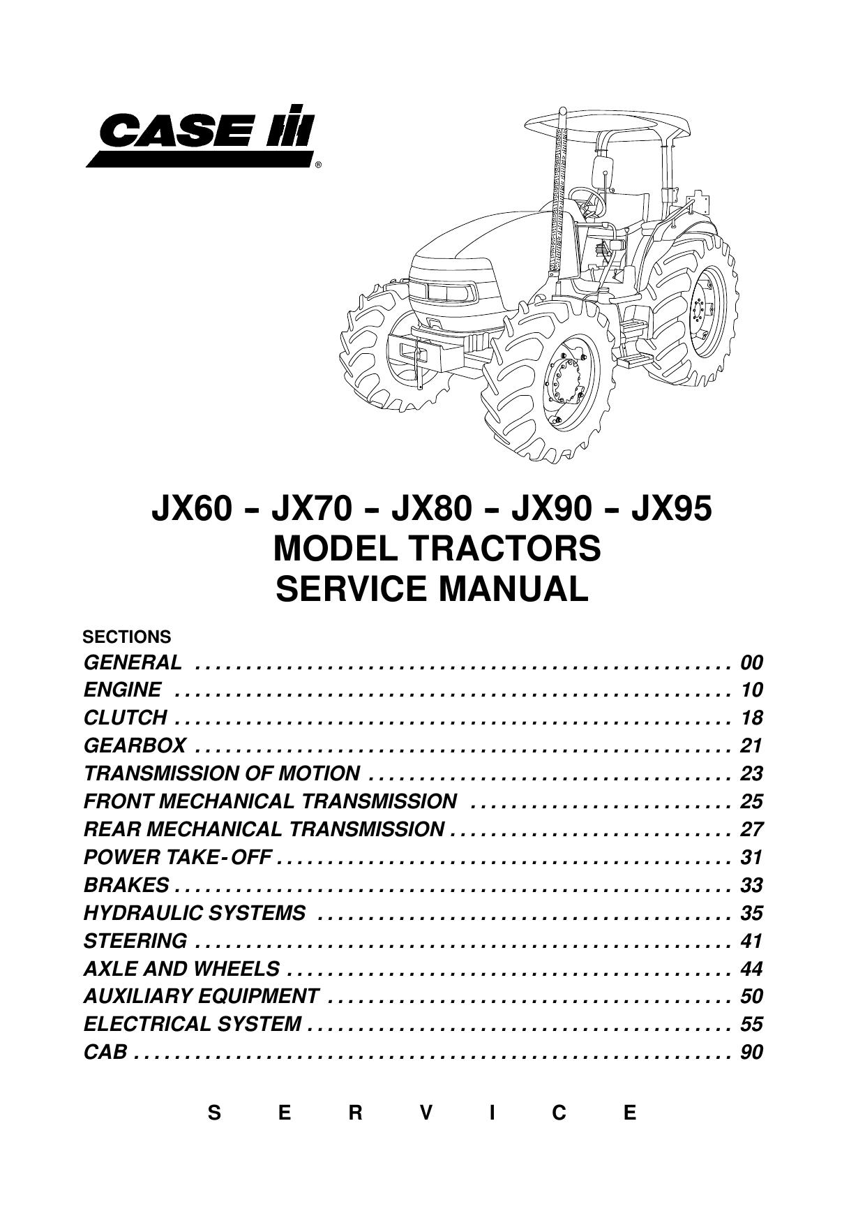JX+Service+Manual JX60 -- JX70 -- JX80 -- JX90 -- JX95